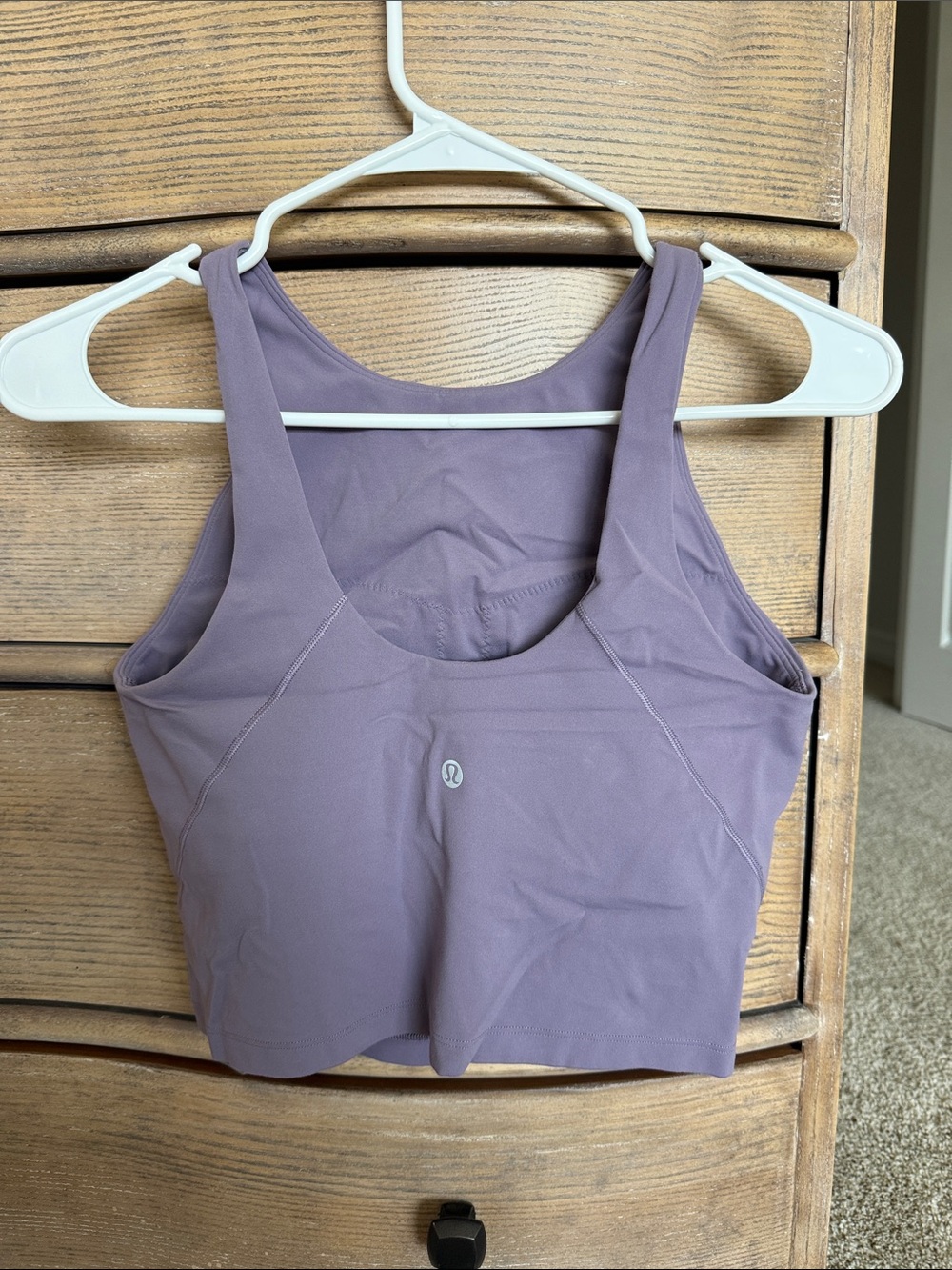 lululemon athletica Mauve Purple High-Neck Crop Top - Picture 2 of 2